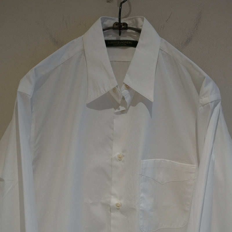 The DUFFER N NEPHEWS DETACHABLE COLLAR DRESS SHIRT "GALLO" WHITE