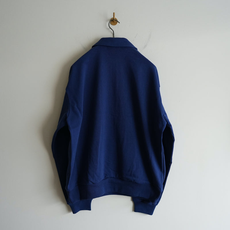 REVERBERATE HALF ZIP SWEAT SHIRT NAVY