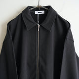 REVERBERATE HALF ZIP SWEAT SHIRT BLACK