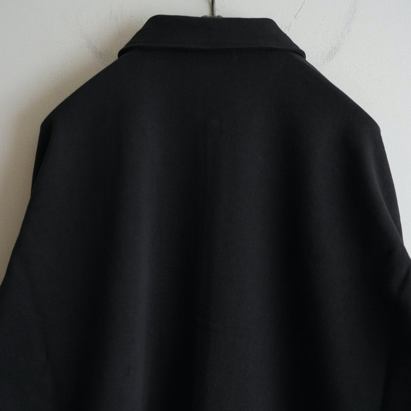 REVERBERATE HALF ZIP SWEAT SHIRT BLACK