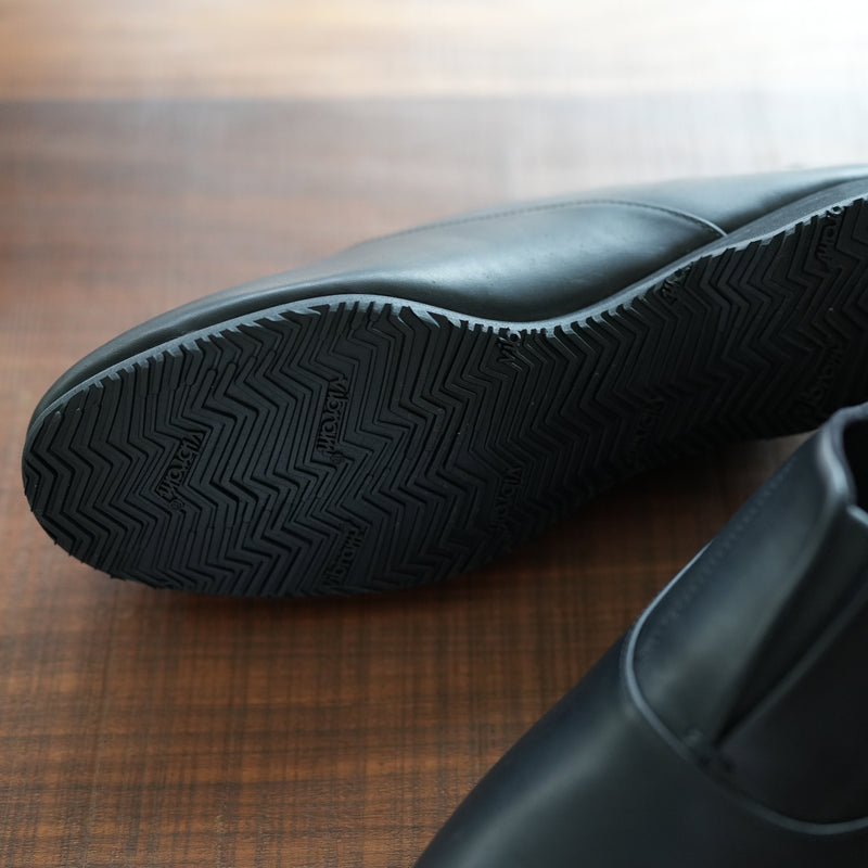 YOKO SAKAMOTO GUIDI LEATHER JAZZ SLIP-ON SHOES