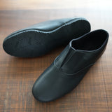 YOKO SAKAMOTO GUIDI LEATHER JAZZ SLIP-ON SHOES