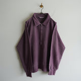 ANCELLM HALF ZIP SWEAT SHIRT CHERRY