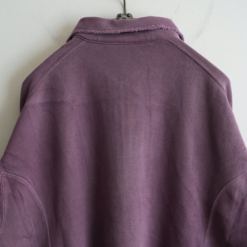 ANCELLM HALF ZIP SWEAT SHIRT CHERRY