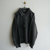 ANCELLM HALF ZIP SWEAT SHIRT BLACK