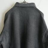 ANCELLM HALF ZIP SWEAT SHIRT BLACK