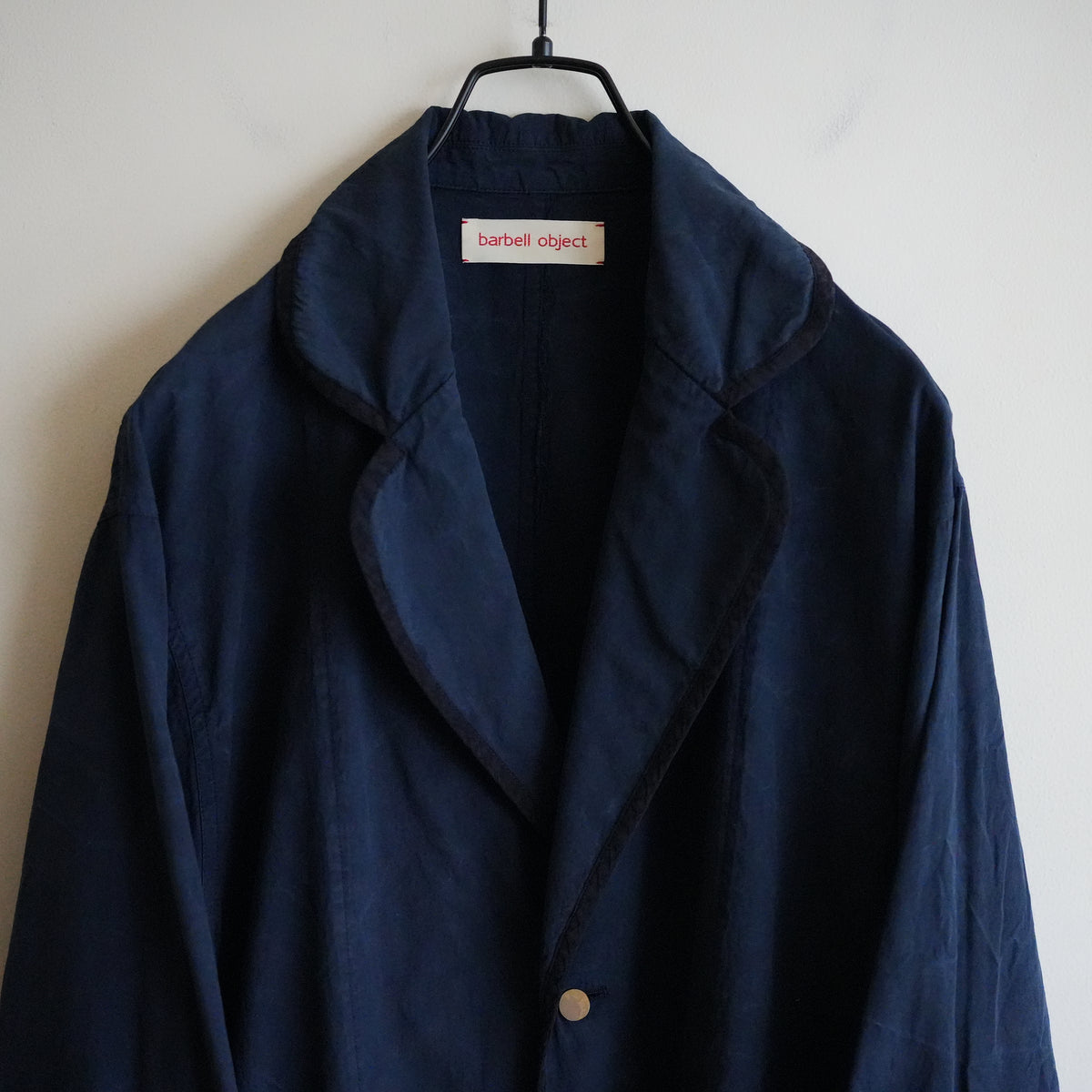 BARBELL OBJECT PIPING JKT - NAVY