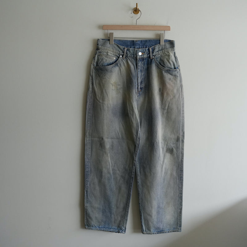 ANCELLM P/TAPERED 5P DENIM PANTS INDIGO