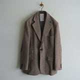 NICENESS SHETLAND CHECK SHOOTING JACKET "BLUNSTONE"