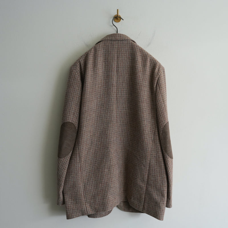 NICENESS SHETLAND CHECK SHOOTING JACKET "BLUNSTONE"