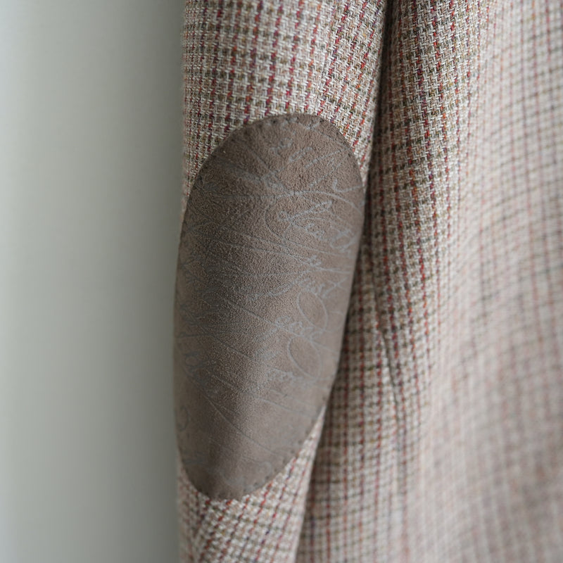 NICENESS SHETLAND CHECK SHOOTING JACKET "BLUNSTONE"