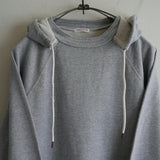 NICENESS COTTON SILK SWEAT HOODIE "COURTNEY"