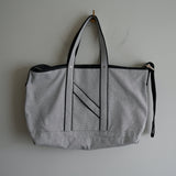 NICENESS CANVAS×HAAS LEATHER SHOULDER TOTE BAG "A.LANDS"