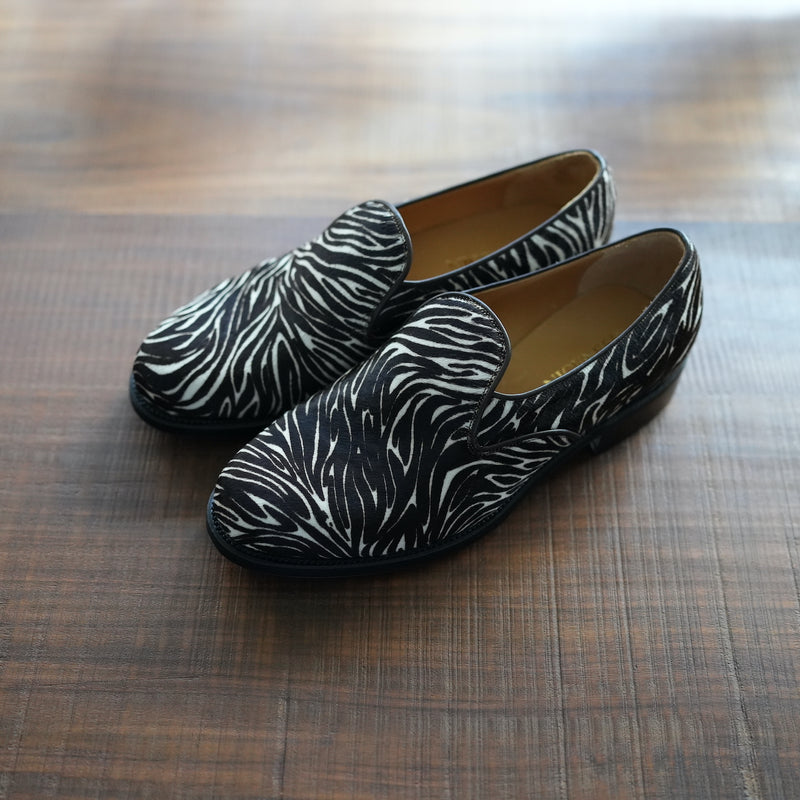 NICENESS HAIR CALF SLIP-ON SHOES "VAN"