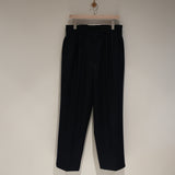 ULTERIOR SUPER FINE LIGHT MELTON TUCKED TROUSER