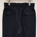 ULTERIOR SUPER FINE LIGHT MELTON TUCKED TROUSER