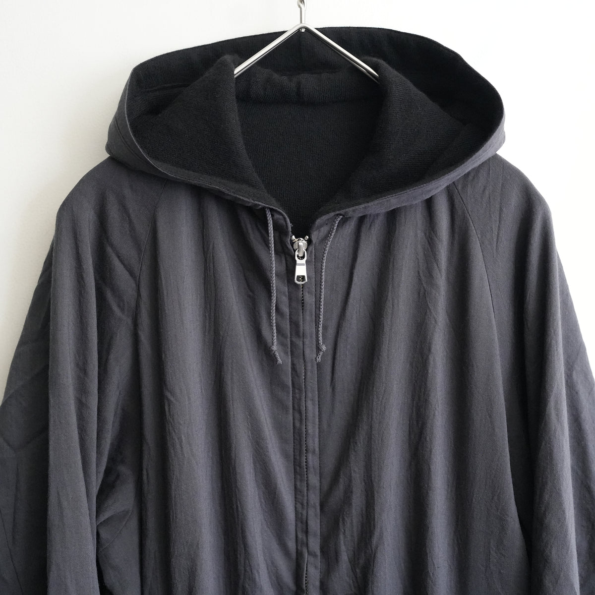MAATEE&SONS HA WOOL CASHMERE天竺 HOODED BLOUSON