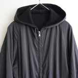 MAATEE&SONS HA WOOL CASHMERE天竺 HOODED BLOUSON