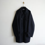 AUBERGE SUPER 180s MELTON REVER COAT "RAZE"