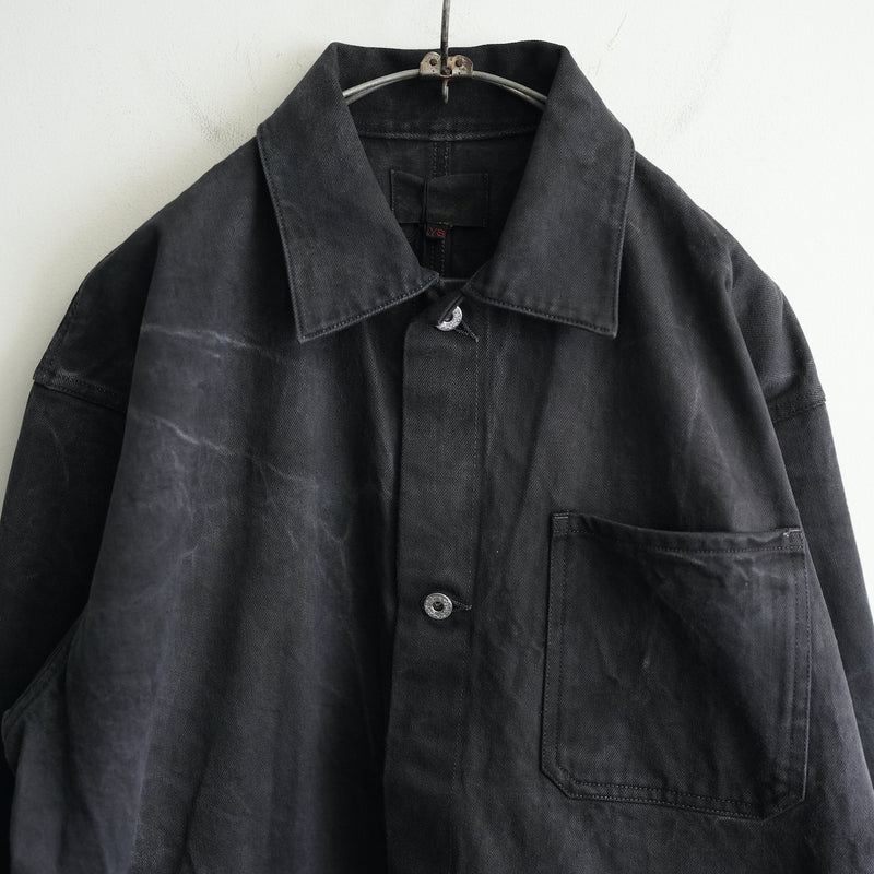 YOKO SAKAMOTO DENIM COVERALL SUMI INK