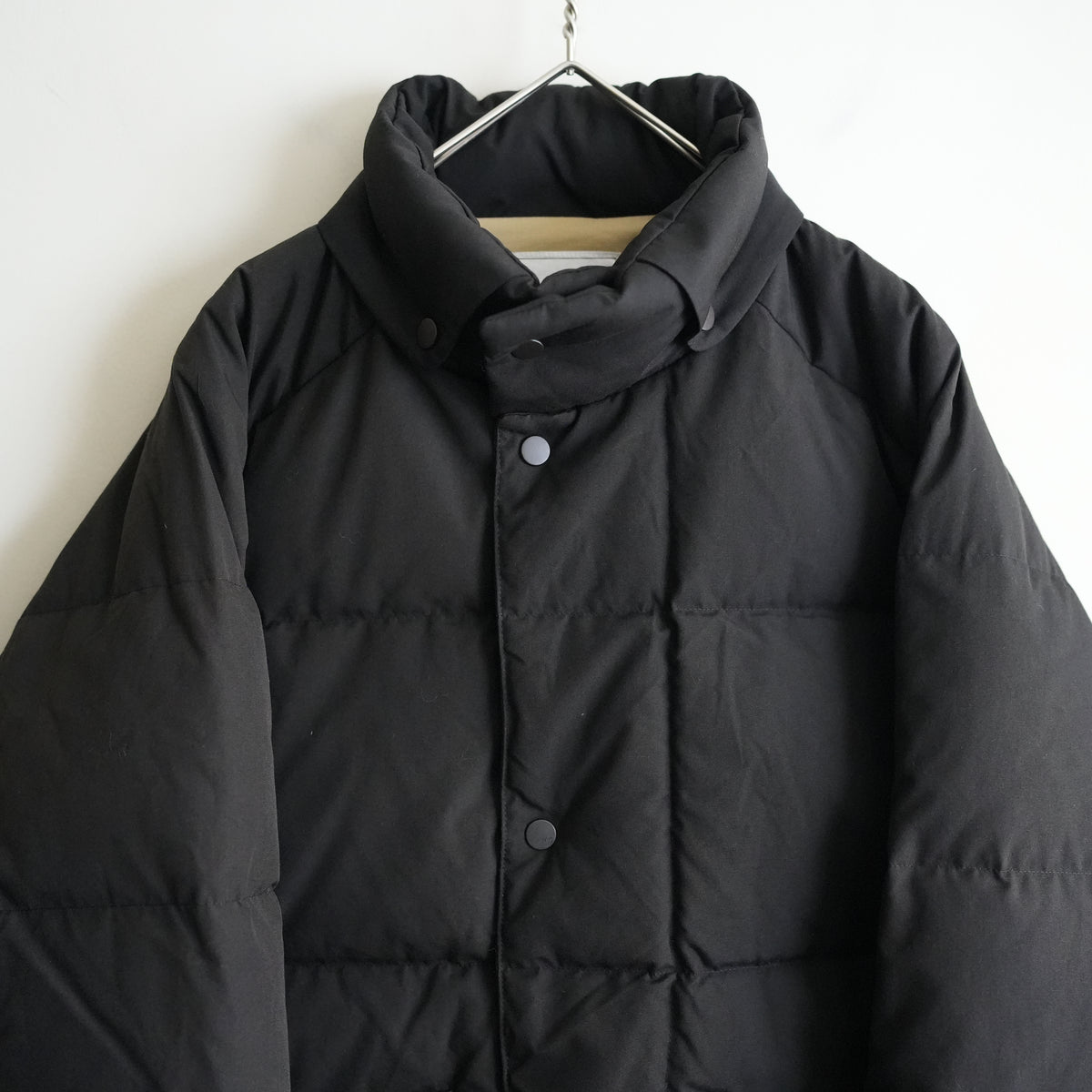 ANCELLM AGING DOWN JACKET -BLACK