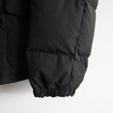 ANCELLM AGING DOWN JACKET -BLACK