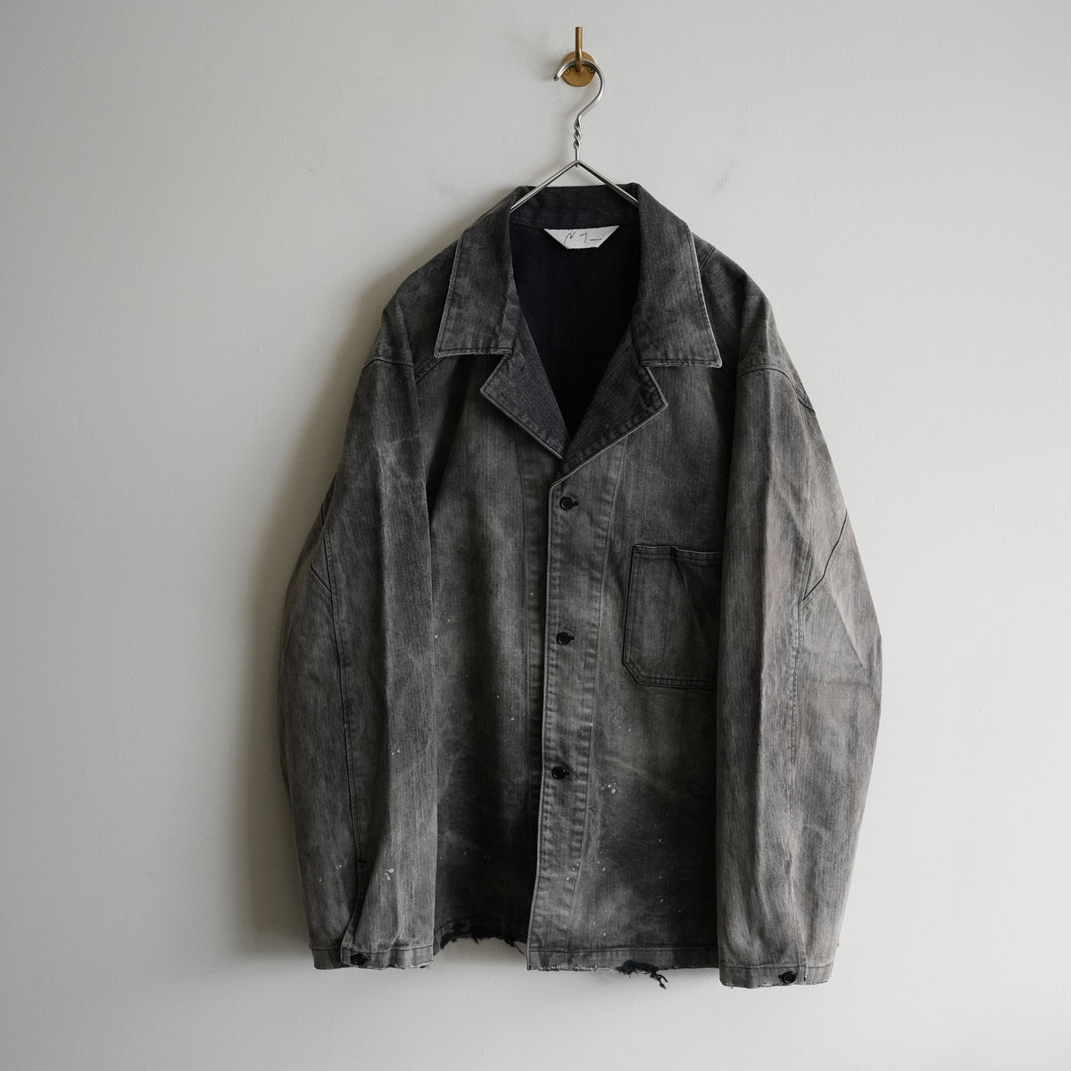 ANCELLM HERRINGBONE WORK SHIRT