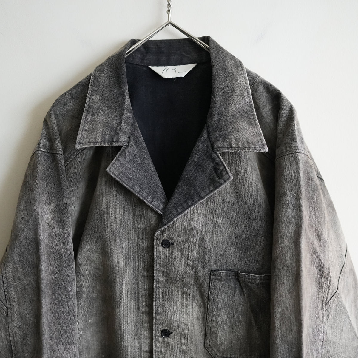ANCELLM HERRINGBONE WORK SHIRT