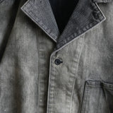 ANCELLM HERRINGBONE WORK SHIRT
