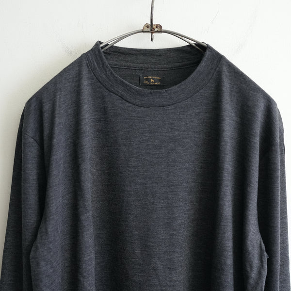 MAATEE&SONS WORSTED CASHMERE LS TEE "ULTIMATE"