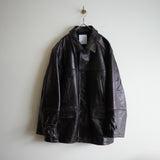 ANCELLM H.L HALF COAT BROWN