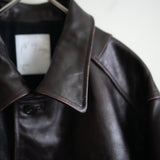 ANCELLM H.L HALF COAT BROWN