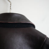 ANCELLM H.L HALF COAT BROWN