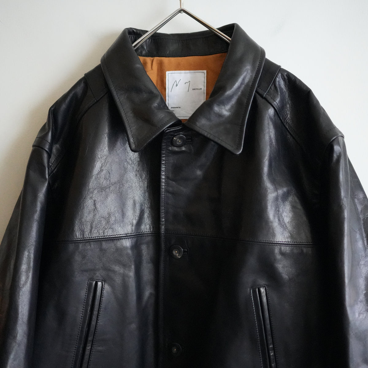 ANCELLM H.L HALF COAT BLACK