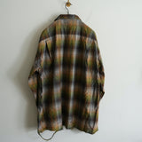 ANCELLM R/C CHECK CRASH LS SHIRT BROWN/GREEN