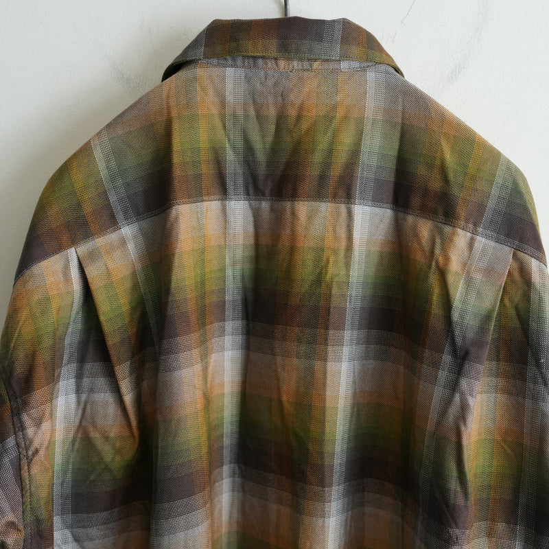 ANCELLM R/C CHECK CRASH LS SHIRT BROWN/GREEN