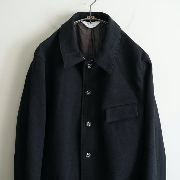 ANCELLM TWEED CRASH JACKET BLACK