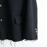 ANCELLM TWEED CRASH JACKET BLACK