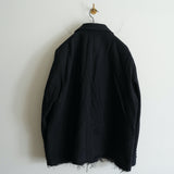 ANCELLM TWEED CRASH JACKET BLACK