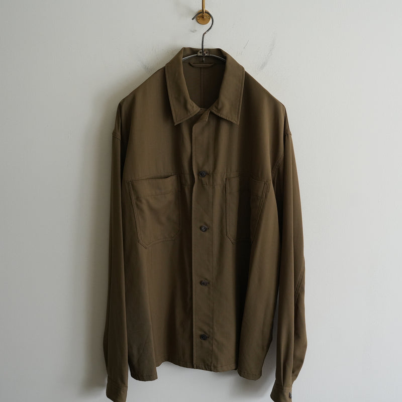 HEUGN "Ian" WOOL CPO SHIRT JACKET