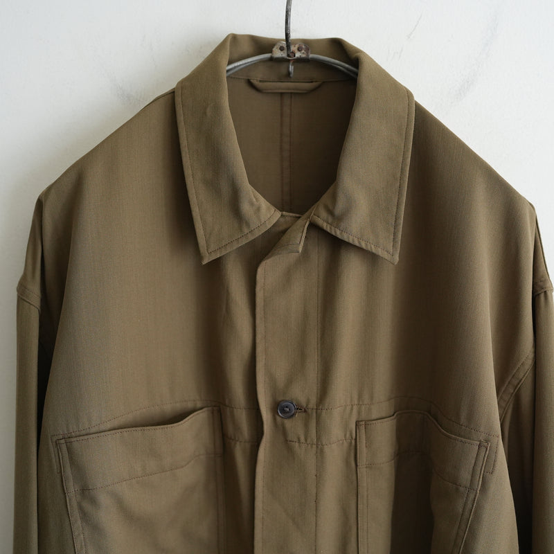 HEUGN "Ian" WOOL CPO SHIRT JACKET