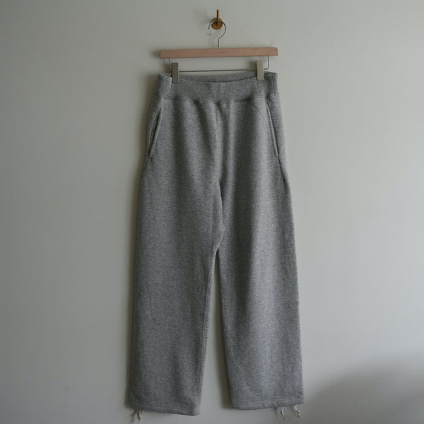 Slopeslow WOOL FRENCH TERRY SWEAT PANTS GRAY