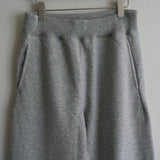 Slopeslow WOOL FRENCH TERRY SWEAT PANTS GRAY