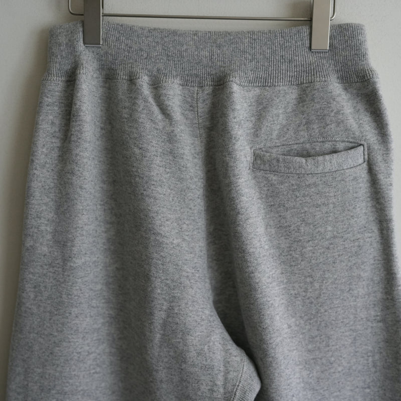 Slopeslow WOOL FRENCH TERRY SWEAT PANTS GRAY