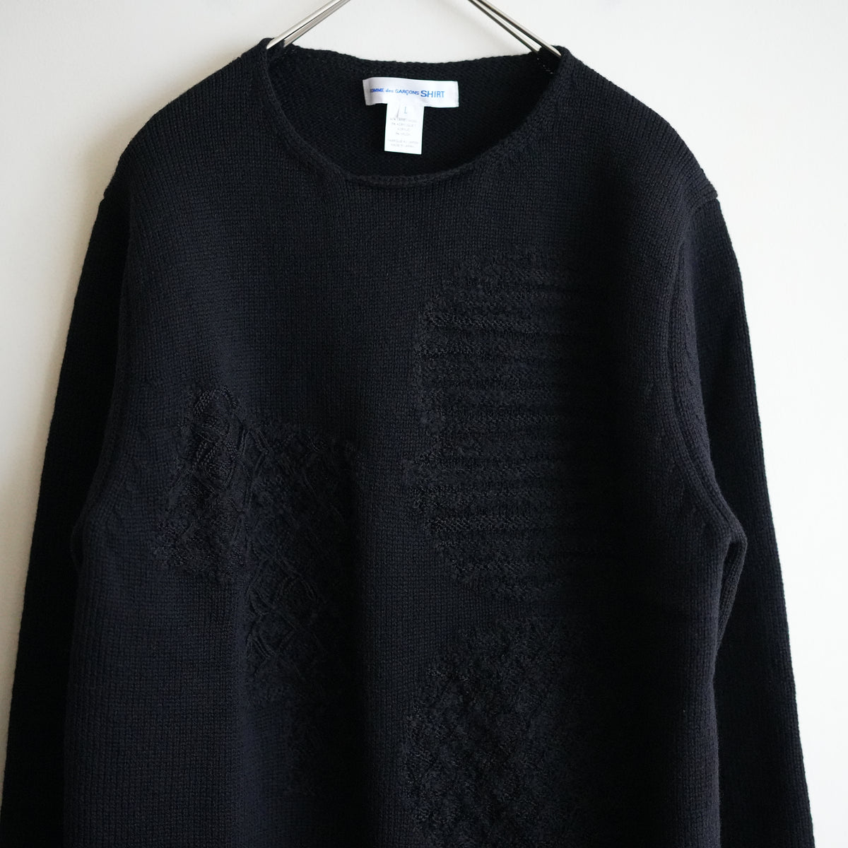 COMME des GARCONS SHIRT CREW NECK SWEATER