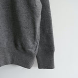 Slopeslow WOOL FRENCH TERRY HIGH NECK SWEAT SHIRT