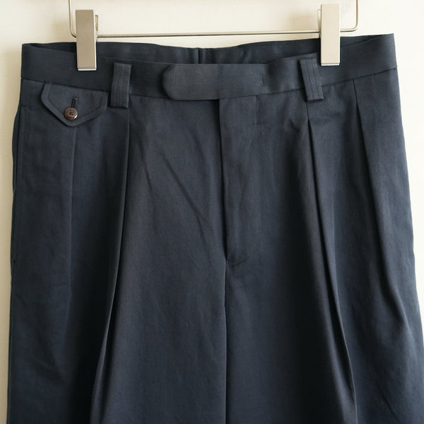 MAATEE&SONS AMERICAN BAGGY TROUSER "LAURENCE" NAVY