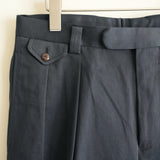 MAATEE&SONS AMERICAN BAGGY TROUSER "LAURENCE" NAVY