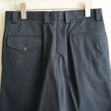 MAATEE&SONS AMERICAN BAGGY TROUSER "LAURENCE" NAVY