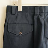 MAATEE&SONS AMERICAN BAGGY TROUSER "LAURENCE" NAVY